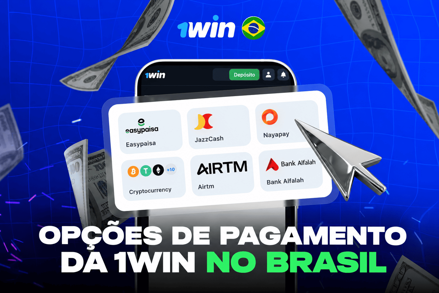 Pagamentos 1Win 2026: Depósitos e Saques no Brasil